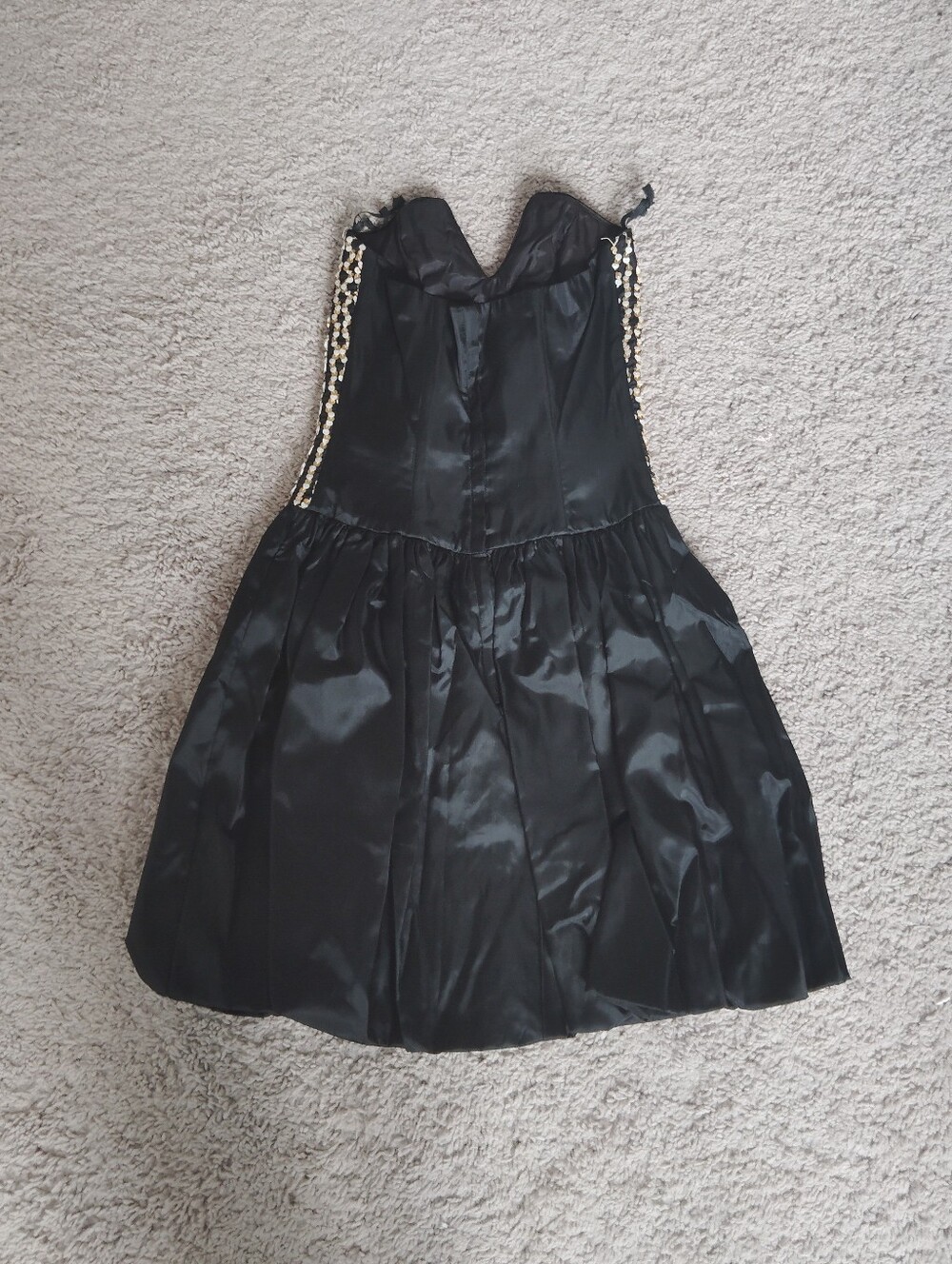 Gunne Sax Strapless Bubble Mini Dress - Picture 3 of 6